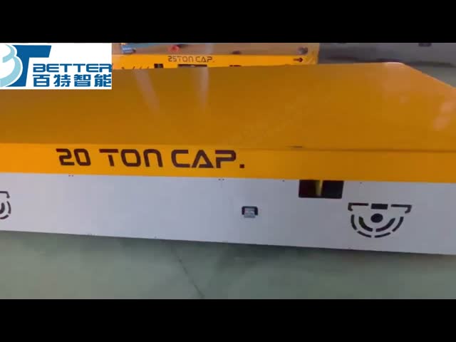 1-300ton Four Wheel Steering Trackless Motorized Transfer Cart