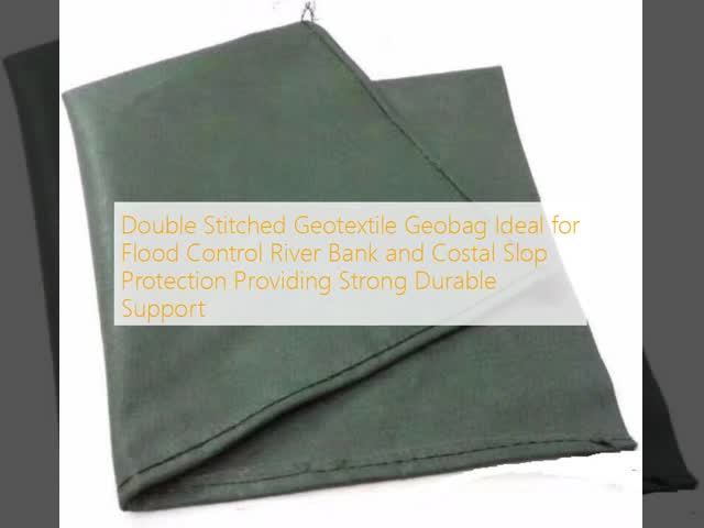 Double Stitched Geotextile Geobag Ideal for Flood Control River Bank and Costal Slop Protection Providing Strong Durable Support