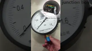 6-inch Dial Remote Reading Pressure Gauge with 0-1.6MPa Range and 1.6 Accuracy Class for Remote Monitoring