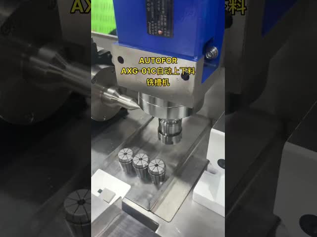 Drill chuck automatic loading and unloading milling slot machine