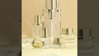 Customizable Logo Glass Cosmetic Bottle Set with Leak-proof Sealing and Premium Thick-wall Glass for Luxury Skincare