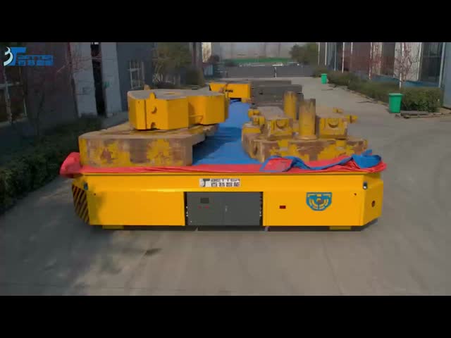 Omnidirectional Transfer Cart with Automatic Stop Function and Low Noise Design for Safe and Quiet Material Handling Processes