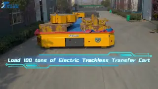 Omnidirectional Transfer Cart with Automatic Stop Function and Low Noise Design for Safe and Quiet Material Handling Processes