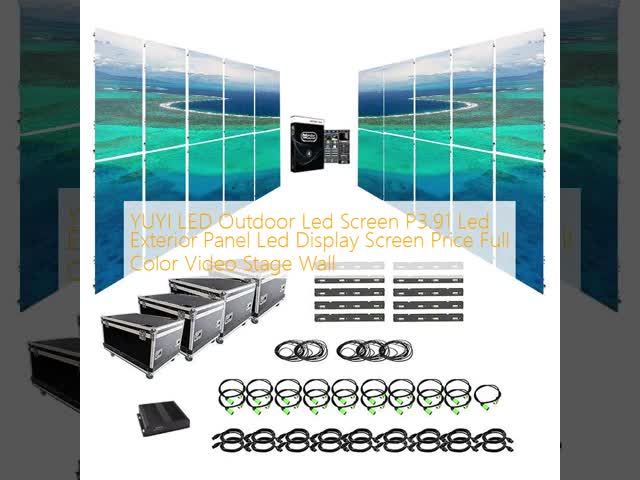 P3.91 Outdoor Rental LED Display with High Brightness and Seamless Integration for Full Color Video Wall