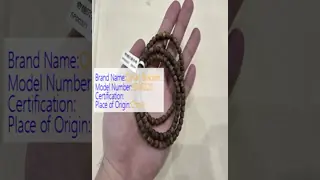 100% Natural Agarwood Beaded Bracelet with Adjustable Size and Distinct Fragrance for Spiritual Practices