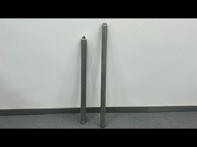 Stainless Steel Fiber Felt Pleated Filter Cartridge with High Dirt Holding Capacity