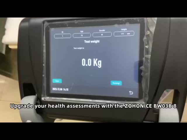 25 Items Bio Electrical Fitness Testing AI BMI Digital Printer Body Composition Analyzer Machine