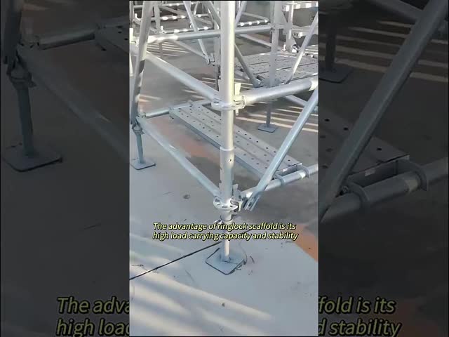 Standardized Hot-dip Galvanized 1000MM Ringlock Scaffolding Series Socket Connection for Airport Construction Maintenance