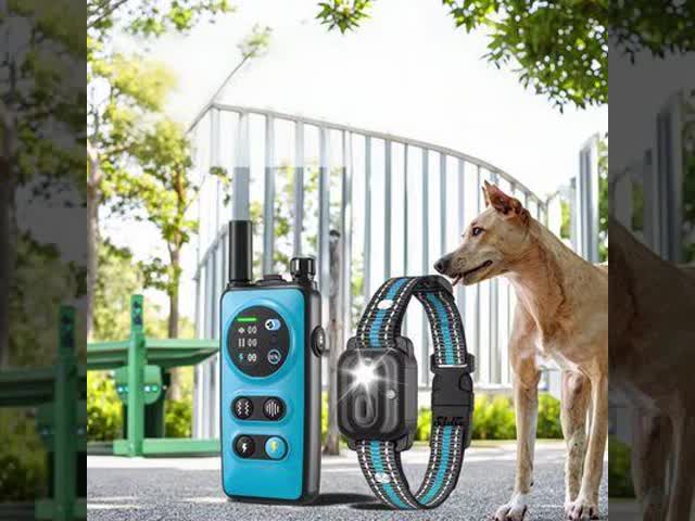 Cross-border New Remote Control Dog Trainer Bark Stop 1000m Electric Shock Collar Nylon ABS IP67 Waterproof Eco-friendly Beep