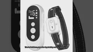 Cross-border New Remote Control Dog Trainer Bark Stop 1000m Electric Shock Collar Nylon ABS IP67 Waterproof Eco-friendly Beep