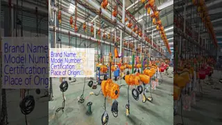 10ton Heavy duty Electric Chain Hoist with motor trolley