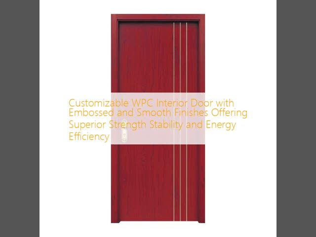 Eco-friendly WPC Interior Door with moisture resistant, termite proof, and waterproof features for durable home interiors