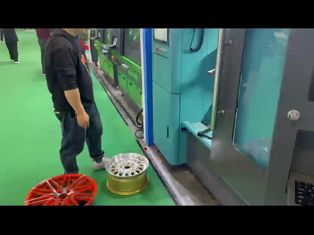 CNC Wheel Repair Machine with 15 Inches Max Wheel Diameter 0-3000 Rpm Spindle Speed and 1220*780*1440mm Packaging Dimensions