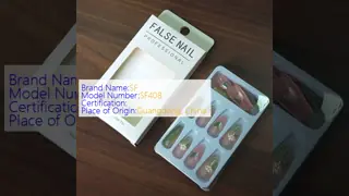 Normal special Material  Nails Packaging Box Custom Nail Polish Box For Press Ons