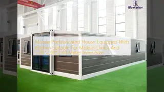 Mobile Prefabricated House Equipped With Kitchen Suitable For Mobile Clinics And 5.68*2.68*2.48 Meter Inner Size