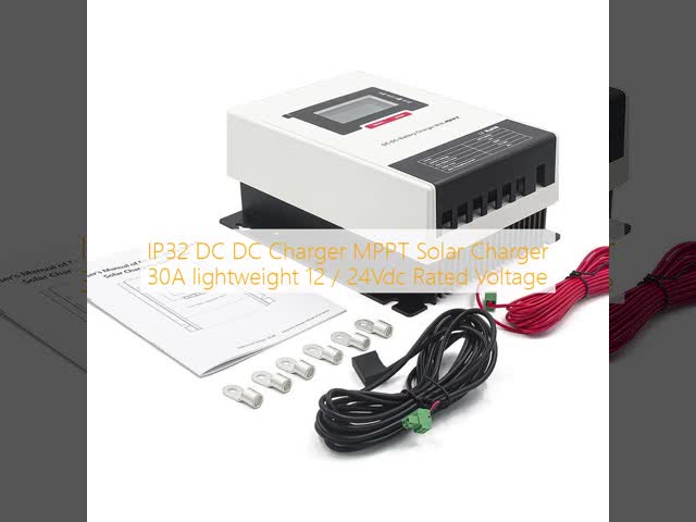 30A IP32 Protection Lightweight DC DC Charger MPPT Solar Charger for 12/24Vdc Batteries