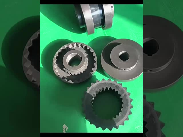 Black Color 3J - 11J Size Range Polyurethane Gear Coupling for Air Compressor Applications