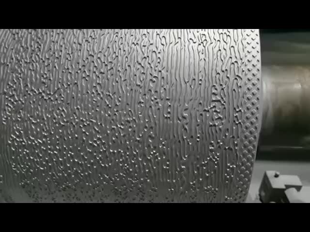 Anti - corrosive Embossing Roller For Wall Paper / Plastic / Sheet  / Leather