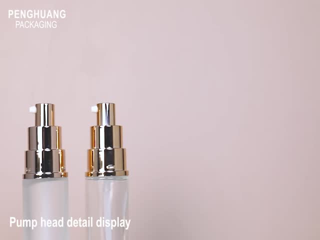 Glass Lotion Glass Bottles Featuring Pump Accessary Sturdy Glass Bottle Material Designed for Skincare and Beauty Lotions