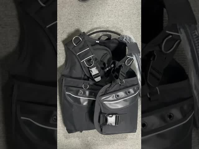 Nylon Scuba Diving BCD Quick Release Travel BCD Scuba Wear Resistance
