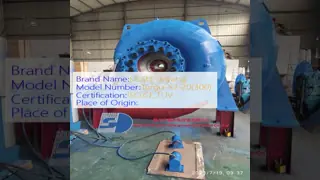 Turgo Turbine Generator with 500-1000kg Weight, 5 In 1 Integrated Control Panel and Up To 87% Efficiency for Hydropower Generation