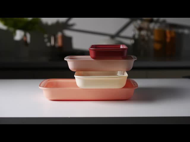 IKOO High Borosilicate Glass Baking Dish with Food-Grade Non-Stick Coating - Microwave & Dishwasher Safe Glass Bakeware