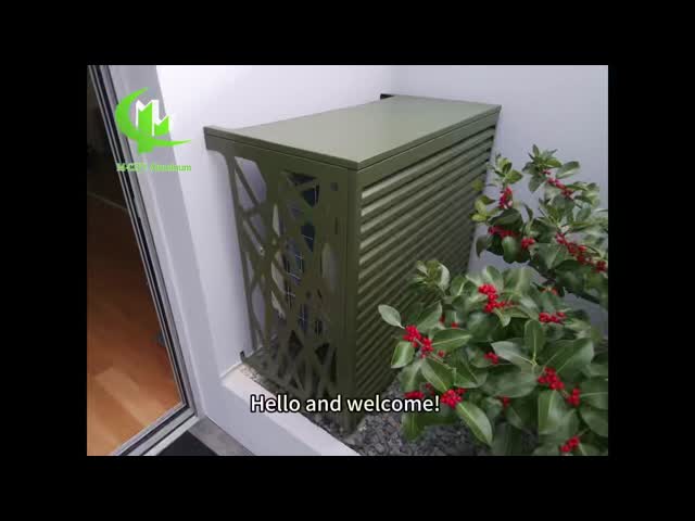 Aluminum Air conditioner cover, AC cover, heat pump cover, aircon cover