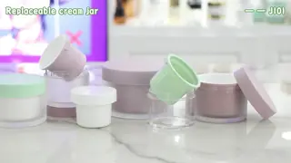 J101 50g 100g 240g Luxury Empty Facial Cream Jar Container Cosmetic Packaging Replaceable