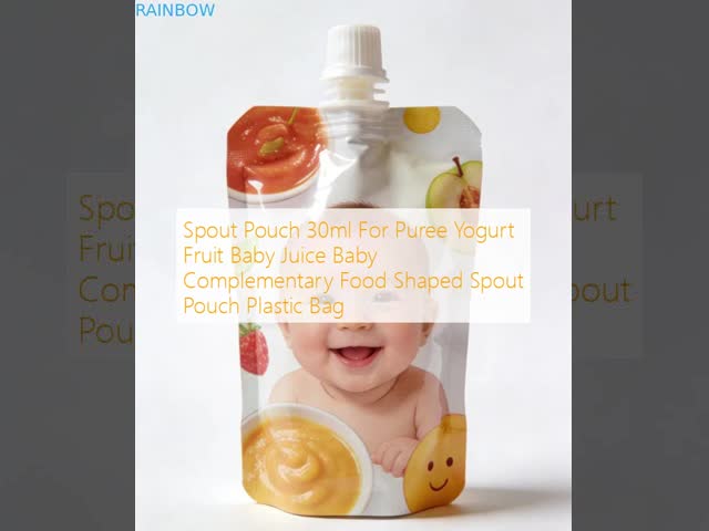  Leakproof Spout Pouch150ml 200ml 300ml Doypack Food Grade Chili Sauce Jelly Juice Baby Food Bag Stand Up Spout Pouch