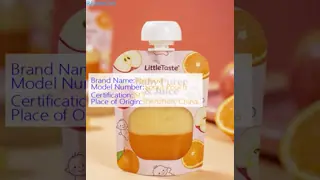  Leakproof Spout Pouch150ml 200ml 300ml Doypack Food Grade Chili Sauce Jelly Juice Baby Food Bag Stand Up Spout Pouch