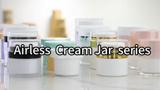 Factory Manufacturer Replaceable Facial Cream Gel Skincare Serum Pump Airless Acrylic Cream Jar