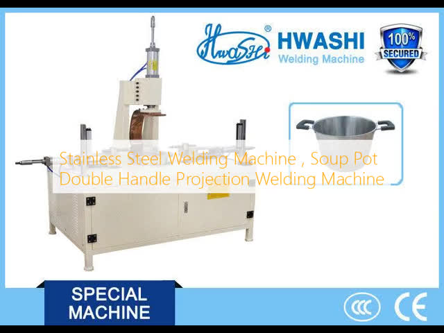 Stainless Steel Projection Welding Machine with 15KVA Power 8000J Energy Storage and 1500kg Pressurization for Soup Pot Handles