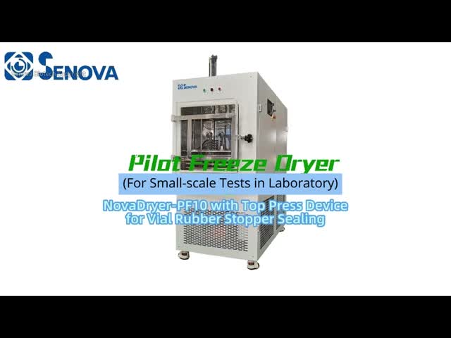 10Kg Pilot Freeze Dryer PLC Touch Screen Laboratory Freeze Dryers