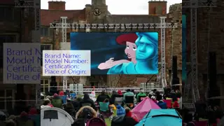 P3.91 Outdoor Rental LED Display with 3.91mm Pixel Pitch and 1920Hz/3840Hz Refresh Rate for Seamless Splicing Video Wall