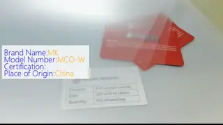 Transparent PVC Coated Overlay Film With 0.04-1.0mm Thickness And Strong Adhesion Level For Plastic Card Lamination