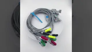 Compatible Nihonkohden BR-903 Ecg leadwire 3leads Clip IEC