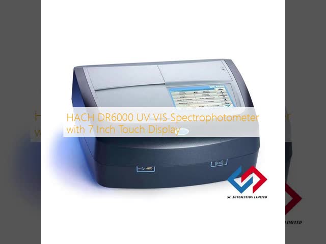 HACH DR6000 UV VIS Spectrophotometer with 7 Inch Touch Display