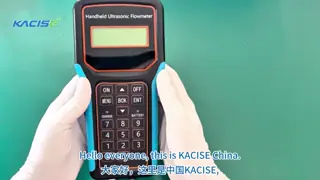 KUFH2000B Portable Ultrasonic Flow Meter 1.5W Consumption For Flow Monitoring