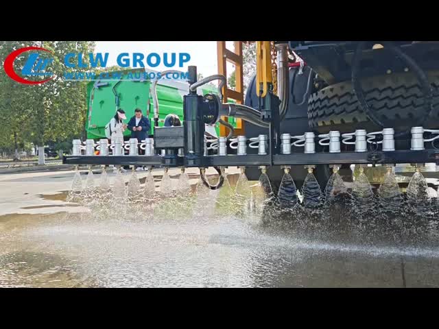 FAW J6L 350HP 12000L 4X2 Intelligent Asphalt Distributor Truck with Thermal Oil Heating System