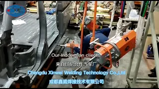 Punktschweissen-Maschine der Pistolen-380V, Stellen-Schweißer des Blech-45KVA