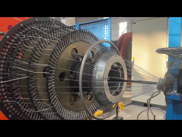 Wire And Cable Machine 1.0~5.0mm Steel Wire Armouring Machine Rigid Type Steel Armoring Machine