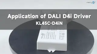 45W 500mA to 1100mA D4i dimmable led controller with 5-year warranty period