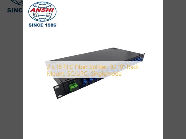 Ftth Cassette Type Fiber Optic Accessories Splitter Plc 1x16