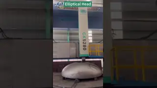 O controle preciso de erros garante a precisão das cabeças elípticas.