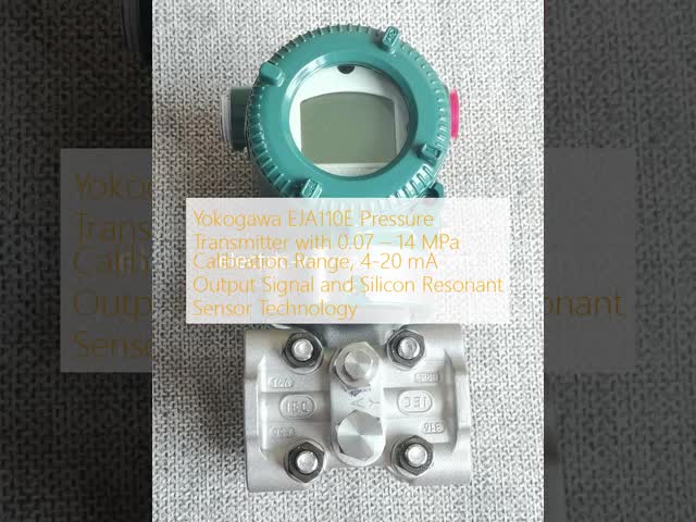 Yokogawa EJA110E Pressure Transmitter with 0.07 – 14 MPa Calibration Range, 4-20 mA Output Signal and Silicon Resonant Sensor Technology