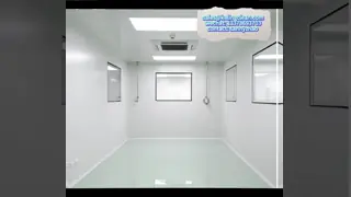 Microelectronics Semiconductor Softwall Cleanroom Offering Glass Magnesium Rock Wool Sandwich Panel 50mm Ceiling for Air Purity