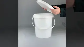 Customized 15 Liter Paint Plastic Bucket With Lid And Handle