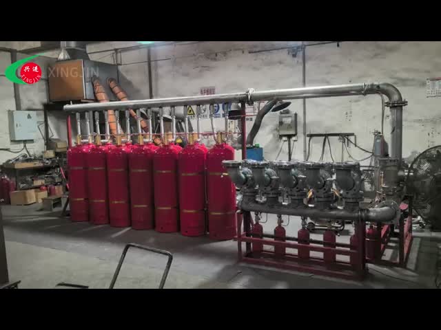 Centralized FM200 Fire Pipe Network - High Efficiency Gas Suppression System Solution