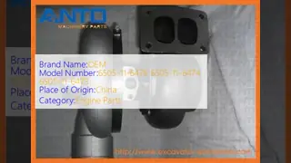 6505-11-6476 6505-11-6474 6505-11-6473 Turbocharger KOMATSU Engine Parts For S6D140
