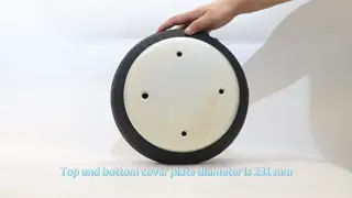 Stroke 105MM Convoluted Air Suspension 1B6171 Air Spring for Anti-Vibration Table